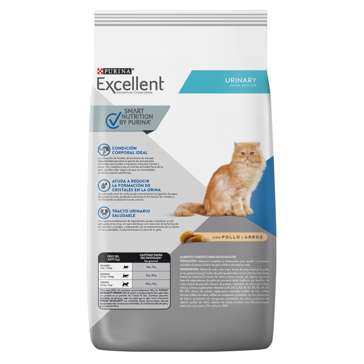 purina excellent urinary gatos