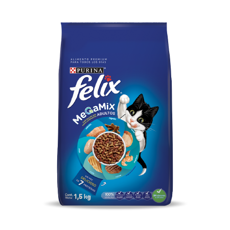 comida para gato felix megamix 7 proteínas