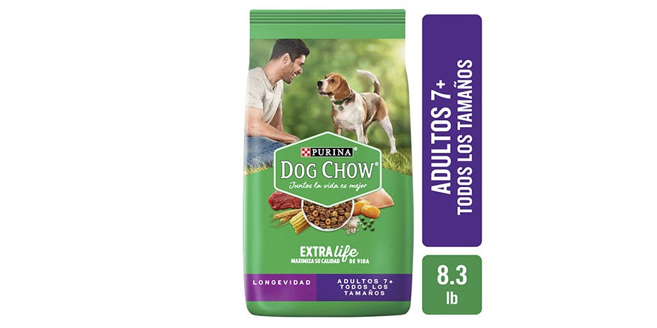 Bolsa de comida para perro senior DOG CHOW® Longevidad.