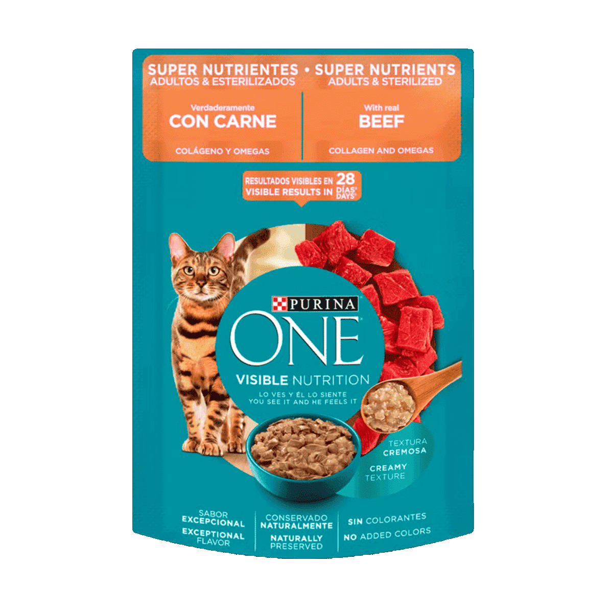 Gatos Carne Purina ONE