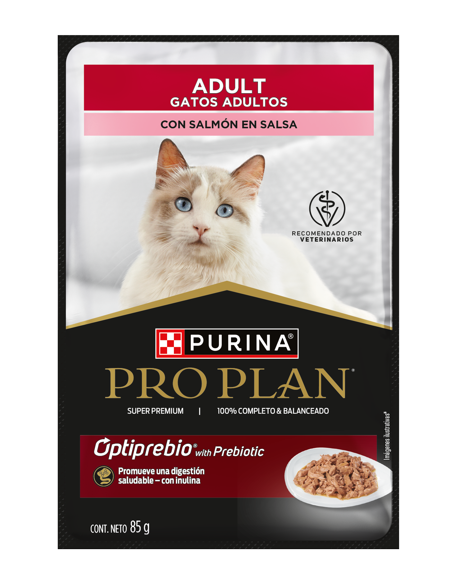 Sobre Pro Plan Adult Salmón en salsa, alimento húmedo para gatos
