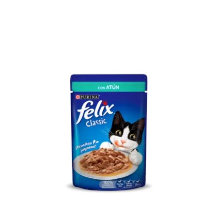 comida para gato felix classic sabor atún